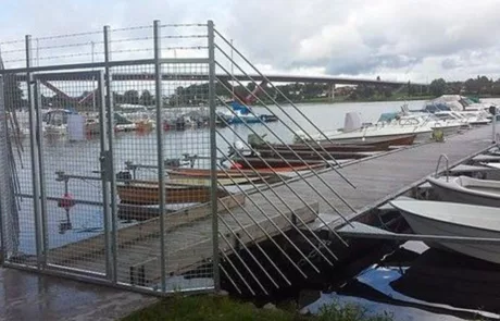 Drammens Port-og Gjerdefabrikk AS Produkter Bryggesikring Bryggestengsel